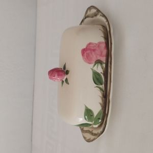 Franciscan Desert Rose butter plate and lid